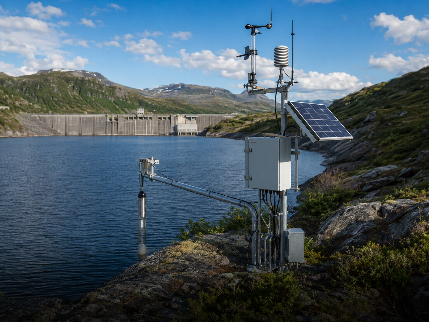 Remote environmental monitoring installation