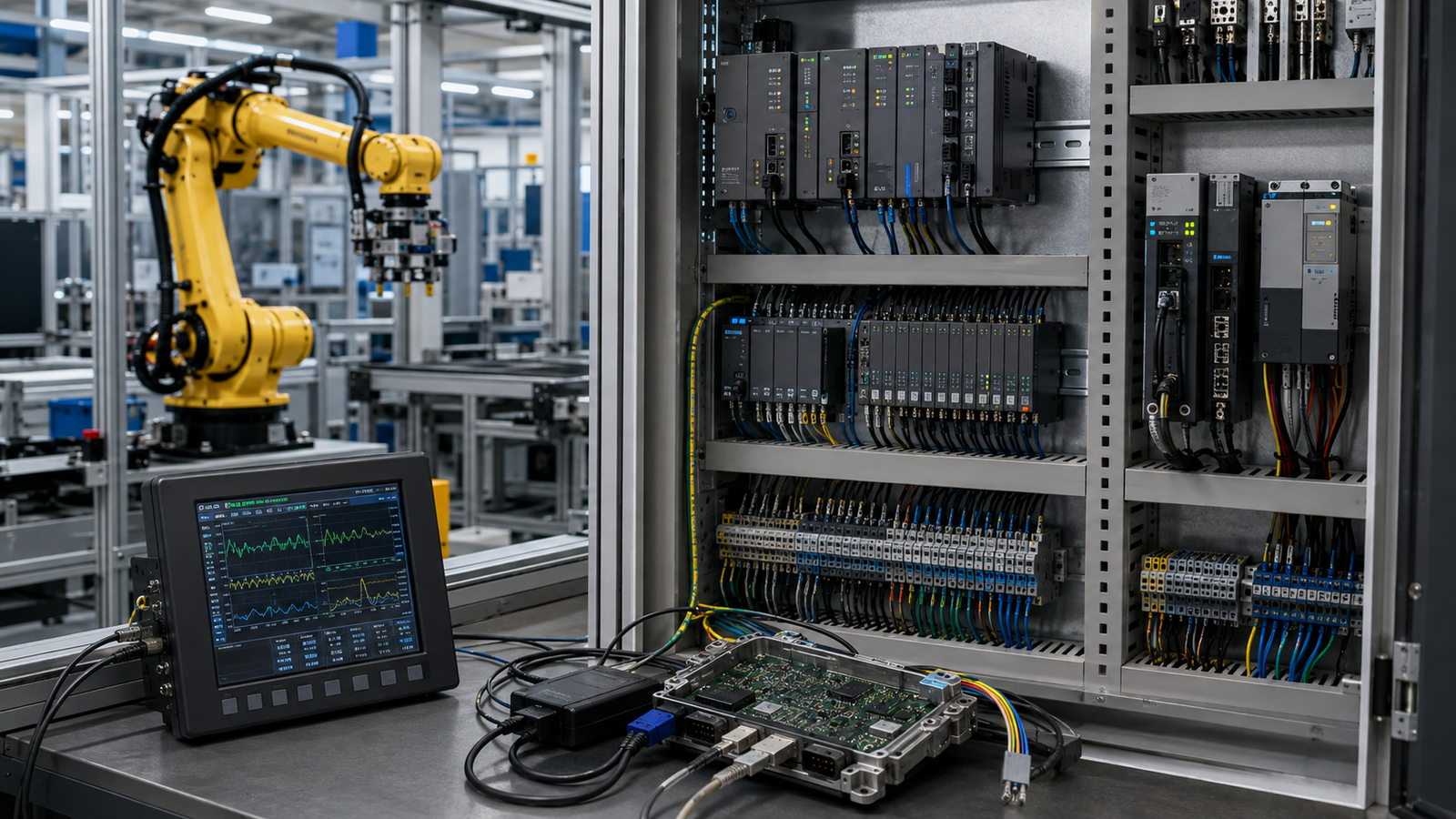 Industrial automation, robotics and real-time control systems