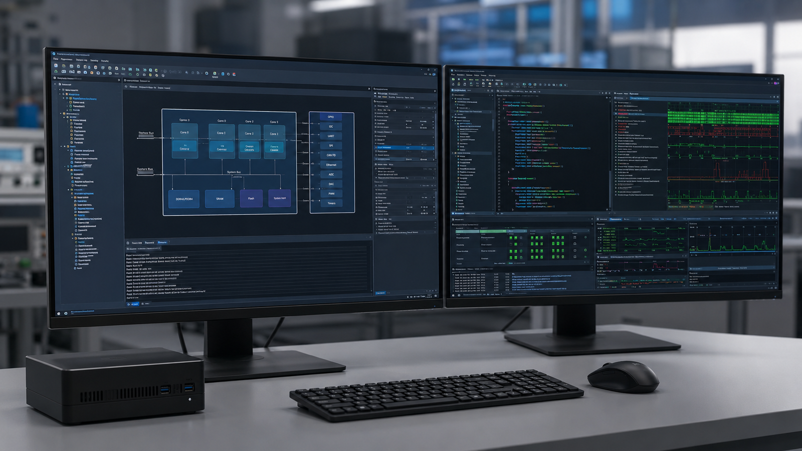 Virtual target and processor simulation environment