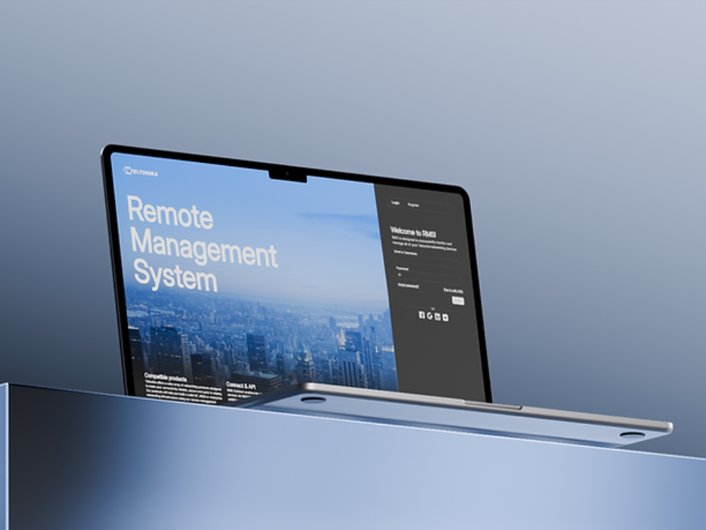 Teltonika Remote Management System dashboard