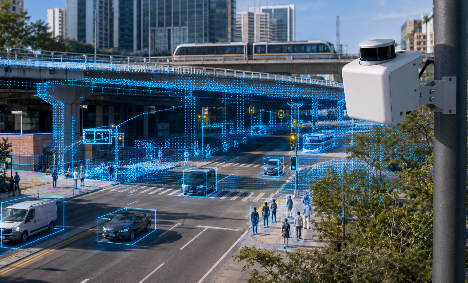 Multimodal LiDAR for smart sensing and infrastructure monitoring