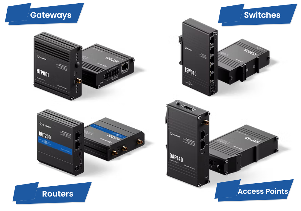 Teltonika Networks industrial routers, gateways and switches