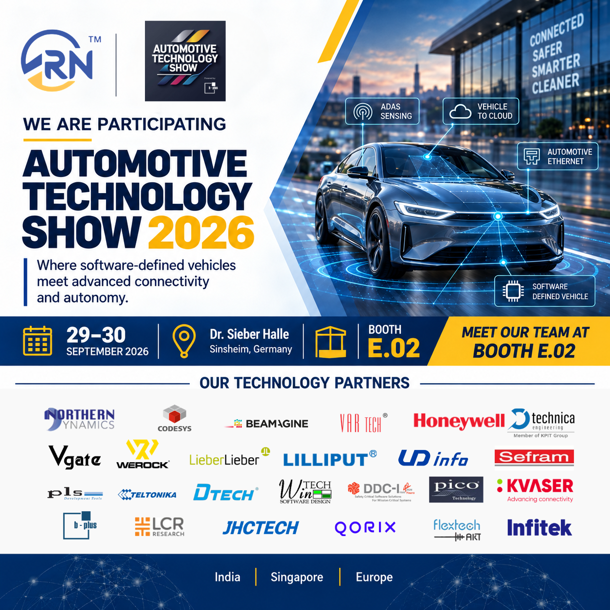 RN Embedded Solutions at Automotive Technology Show 2026