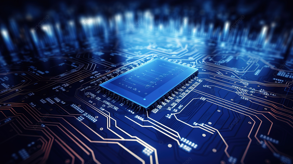 Engineer working with an embedded electronics board