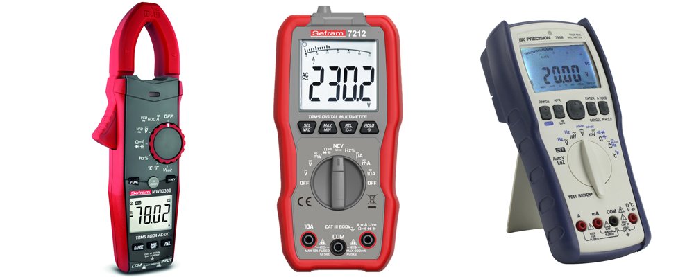 SEFRAM multimeters