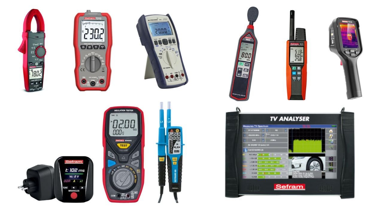 SEFRAM professional test and measurement instruments